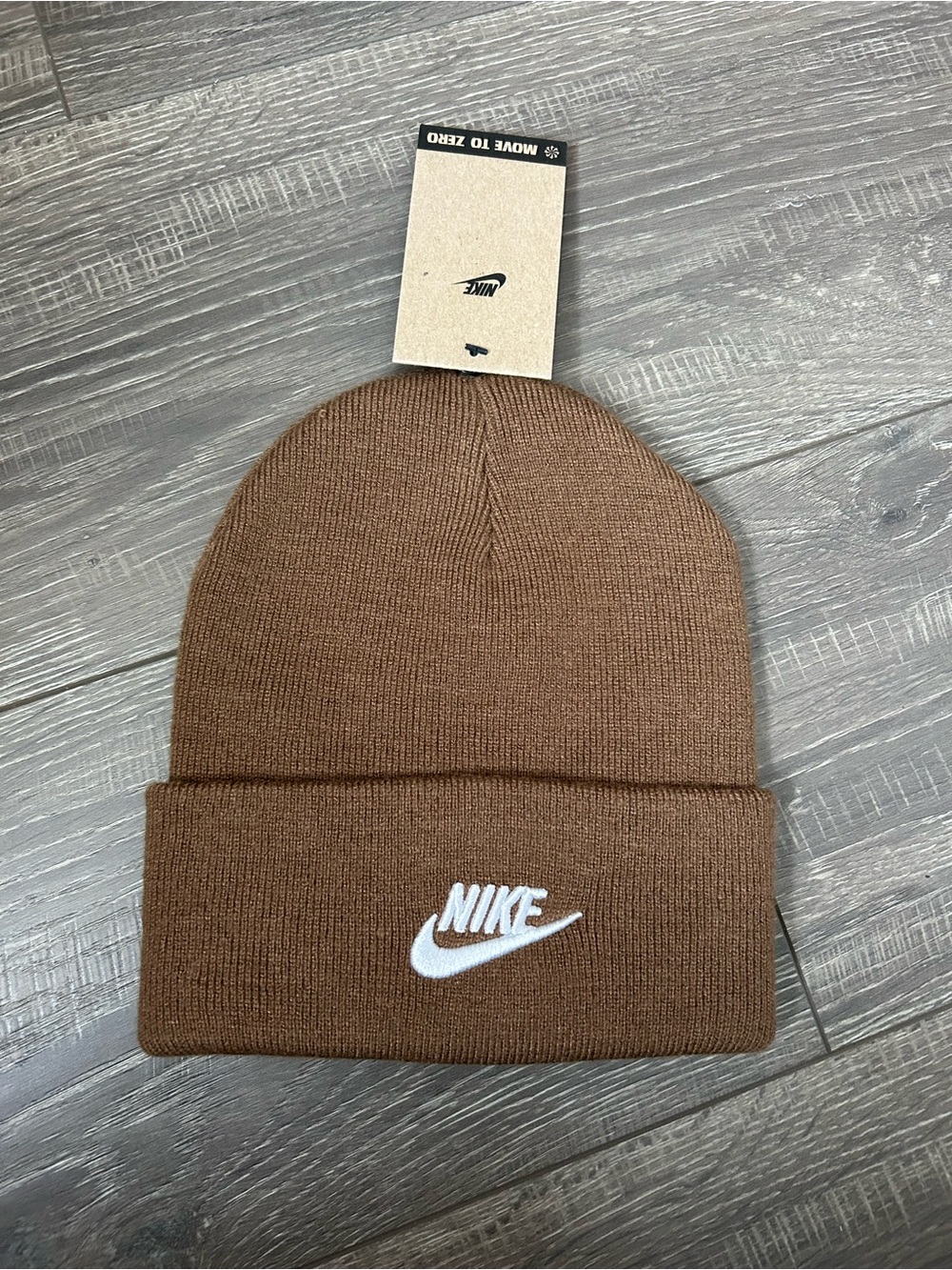 Nike Brown Cuffed Beanie - Men